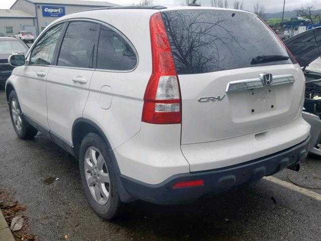 5J6RE38758L007834 - 2008 HONDA CR-V EXL WHITE photo 3