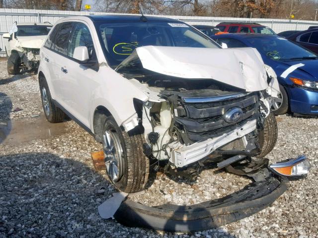 2FMDK4JC0BBA53435 - 2011 FORD EDGE SEL WHITE photo 1