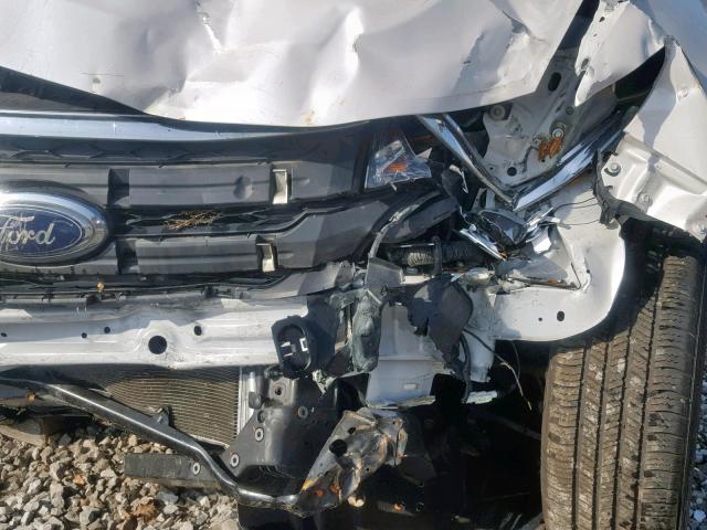 2FMDK4JC0BBA53435 - 2011 FORD EDGE SEL WHITE photo 9