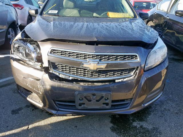 1G11B5SAXDF132163 - 2013 CHEVROLET MALIBU LS CHARCOAL photo 9