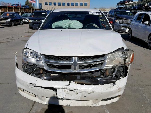 1B3BD4FB5BN564361 - 2011 DODGE AVENGER EX WHITE photo 7