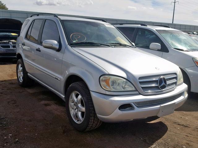 4JGAB57E13A408627 - 2003 MERCEDES-BENZ ML 350 SILVER photo 1