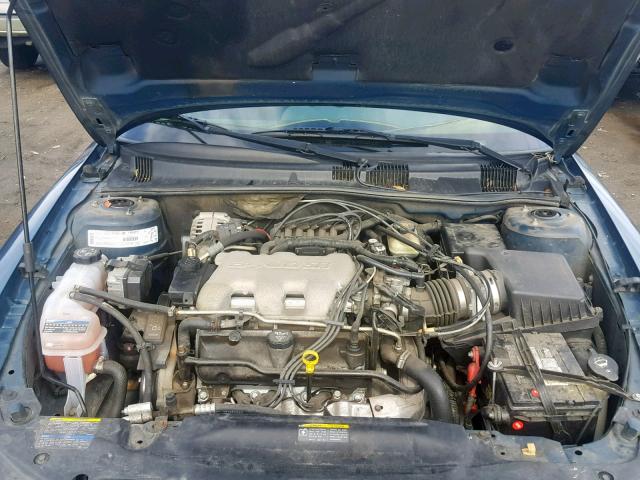 1G2NF52E43M564570 - 2003 PONTIAC GRAND AM S TEAL photo 7