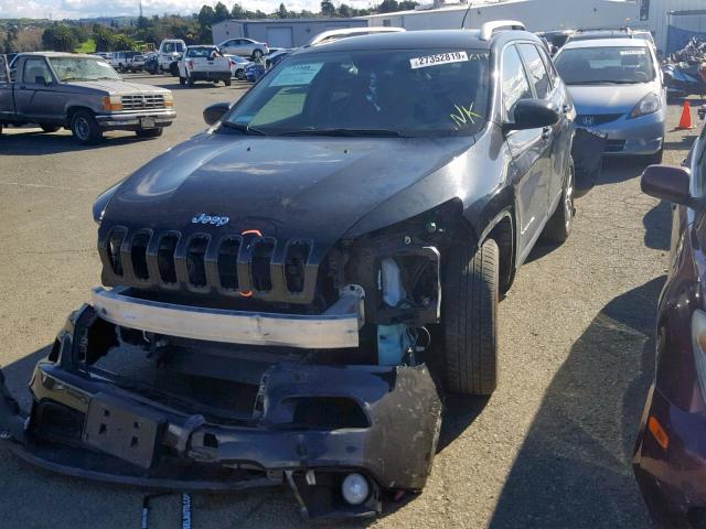 1C4PJMCS2GW213510 - 2016 JEEP CHEROKEE L BLACK photo 2