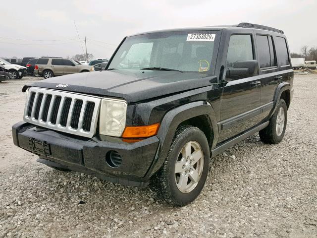 1J8HG48K58C132525 - 2008 JEEP COMMANDER BLACK photo 2