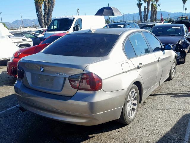 WBAVC53527FZ77839 - 2007 BMW 328 I SULE BEIGE photo 4