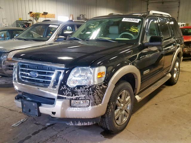 1FMEU74E16ZA29046 - 2006 FORD EXPLORER E BLACK photo 2