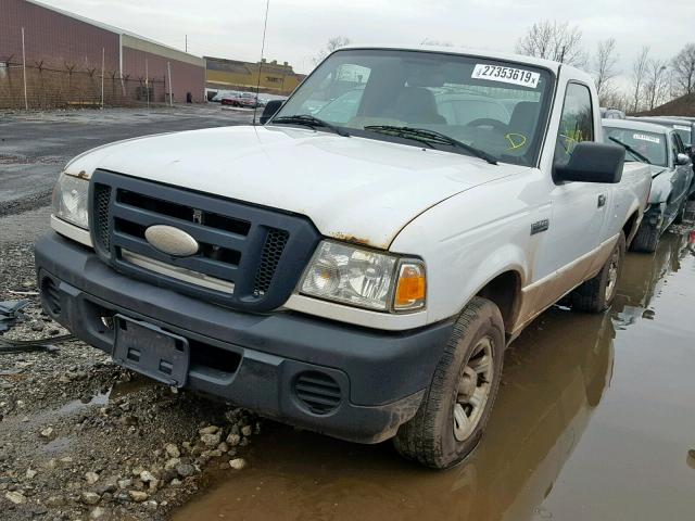 1FTYR10D68PA08768 - 2008 FORD RANGER WHITE photo 2