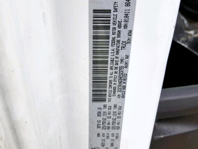 3C6TRVNG3HE523755 - 2017 RAM PROMASTER 白色 照片 10