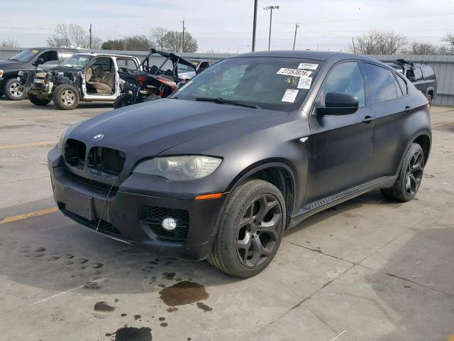 5UXFG43559L224184 - 2009 BMW X6 XDRIVE3 BLACK photo 2