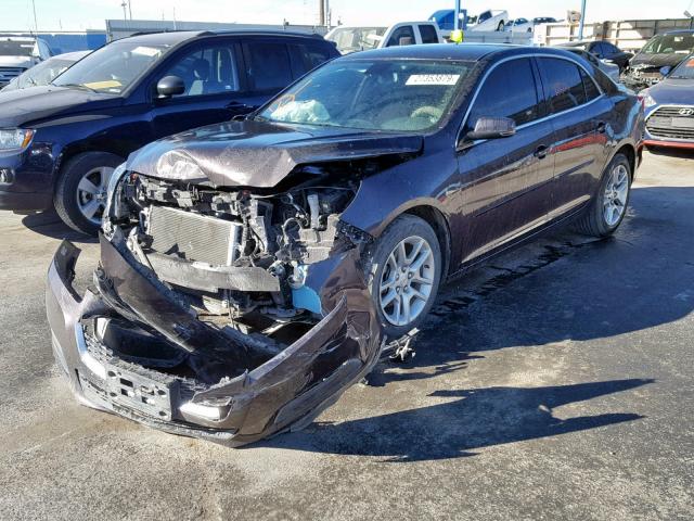 1G11C5SL2FF228564 - 2015 CHEVROLET MALIBU 1LT PURPLE photo 2