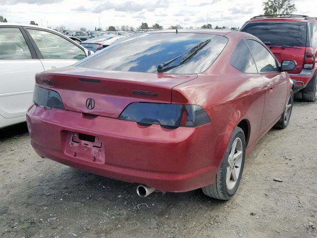 JH4DC53073C006798 - 2003 ACURA RSX TYPE-S RED photo 4