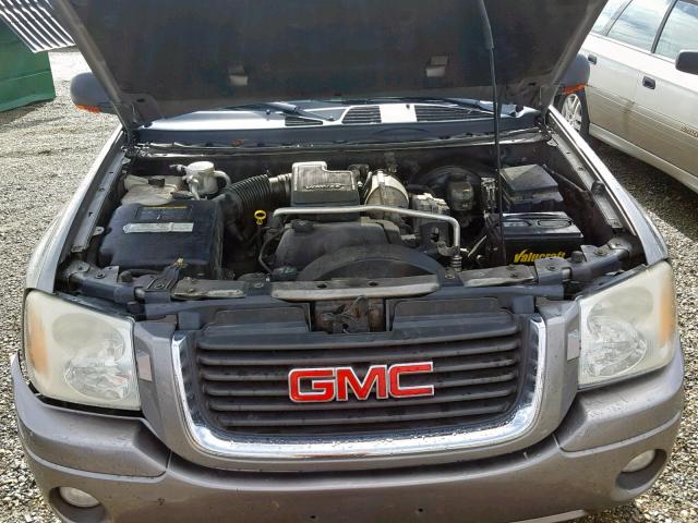 1GKDS13S852320018 - 2005 GMC ENVOY GRAY photo 7