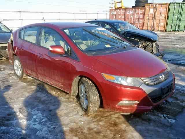 JHMZE2H73AS026389 - 2010 HONDA INSIGHT EX RED photo 1