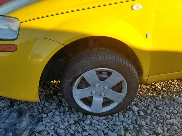 KL1TD66637B748375 - 2007 CHEVROLET AVEO BASE Сары фото 9