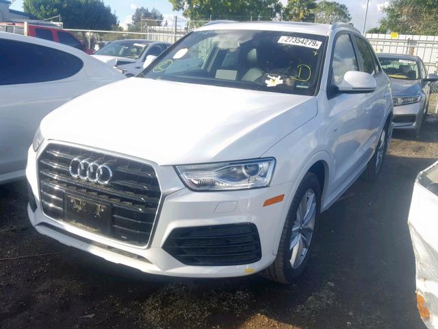 WA1BCCFS1JR015608 - 2018 AUDI Q3 PREMIUM WHITE photo 2