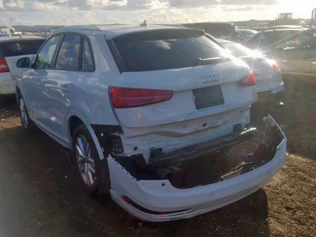 WA1BCCFS1JR015608 - 2018 AUDI Q3 PREMIUM WHITE photo 3