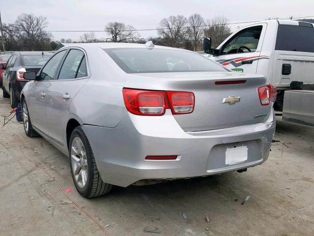1G11D5RR3DF110155 - 2013 CHEVROLET MALIBU 1LT ვერცხლისფერი ფოტო 3