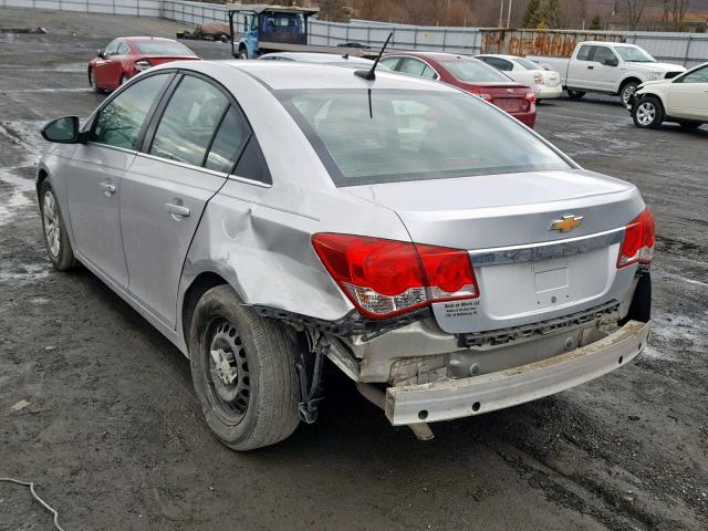 1G1PC5SH8C7385365 - 2012 CHEVROLET CRUZE LS SILVER photo 3