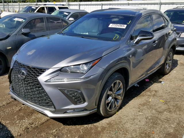 JTJYARBZ2J2097771 - 2018 LEXUS NX 200T GRAY photo 2