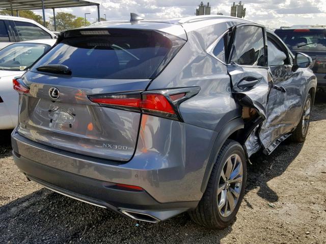 JTJYARBZ2J2097771 - 2018 LEXUS NX 200T GRAY photo 4