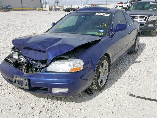 19UYA42651A002008 - 2001 ACURA 3.2CL TYPE BLUE photo 2