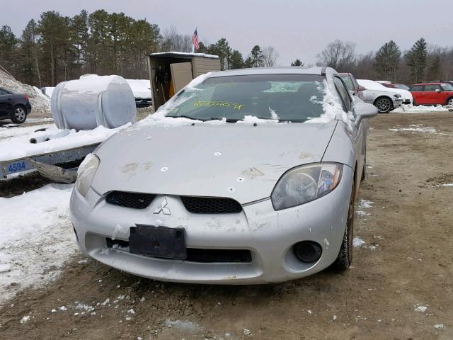 4A3AK24F96E001567 - 2006 MITSUBISHI ECLIPSE GS SILVER photo 9