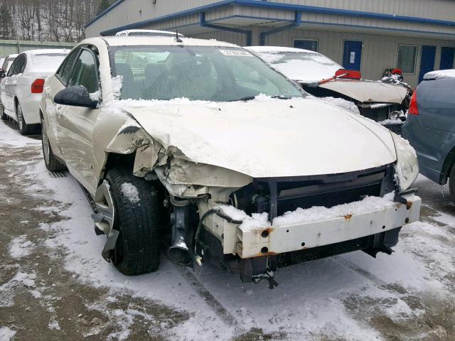 1G2ZG57B484279310 - 2008 PONTIAC G6 BASE WHITE photo 1