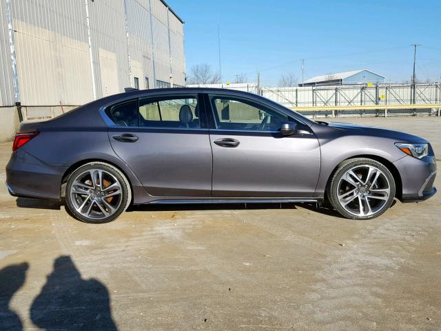 JH4KC1F55JC000194 - 2018 ACURA RLX TECH GRAY photo 10