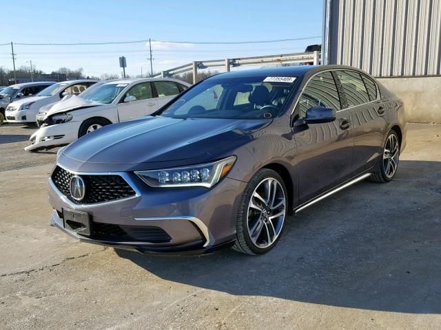 JH4KC1F55JC000194 - 2018 ACURA RLX TECH GRAY photo 2