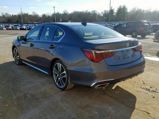 JH4KC1F55JC000194 - 2018 ACURA RLX TECH GRAY photo 3