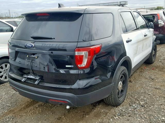 1FM5K8AR5HGE15132 - 2017 FORD EXPLORER P TWO TONE photo 4