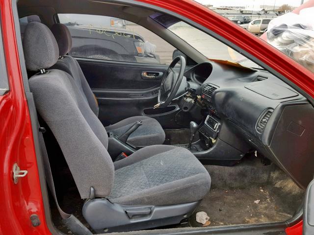 JH4DC4448RS022311 - 1994 ACURA INTEGRA RS RED photo 5