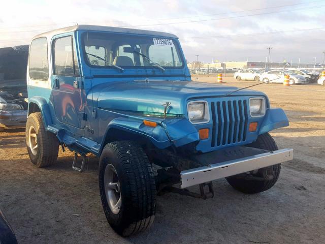 1J4FY29S9RP412001 - 1994 JEEP WRANGLER / BLUE photo 1