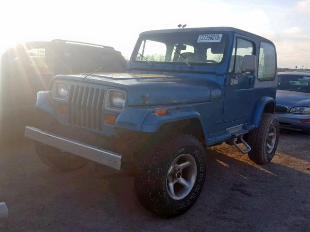 1J4FY29S9RP412001 - 1994 JEEP WRANGLER / BLUE photo 2