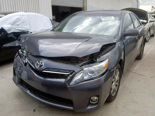 4T1BB3EK9BU136102 - 2011 TOYOTA CAMRY HYBR CHARCOAL photo 2