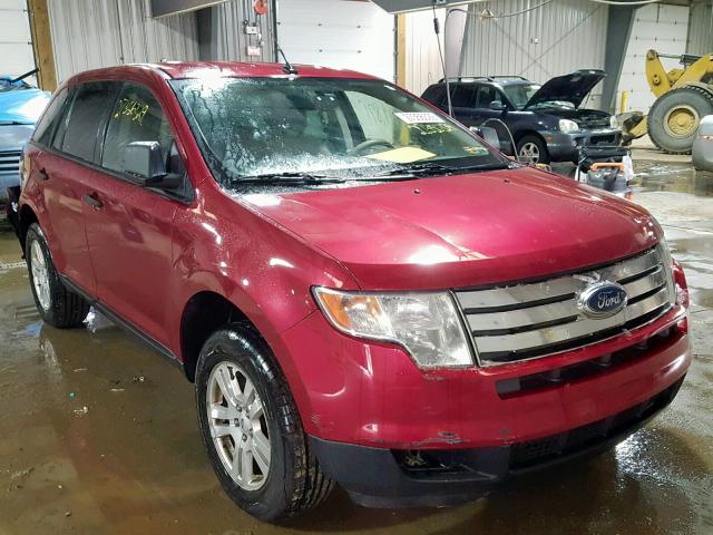 2FMDK36C78BA75878 - 2008 FORD EDGE SE BURGUNDY photo 1