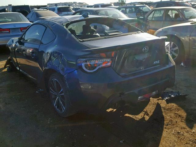 JF1ZNAA16F8708498 - 2015 TOYOTA SCION FR-S GRAY photo 3