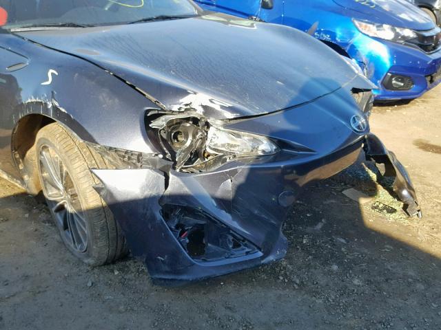 JF1ZNAA16F8708498 - 2015 TOYOTA SCION FR-S GRAY photo 9
