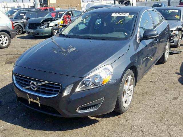 YV1622FS6C2082408 - 2012 VOLVO S60 T5 GRAY photo 2