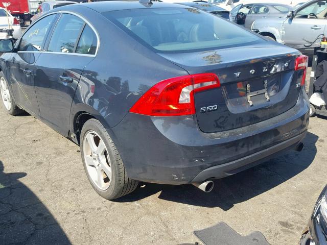 YV1622FS6C2082408 - 2012 VOLVO S60 T5 GRAY photo 3