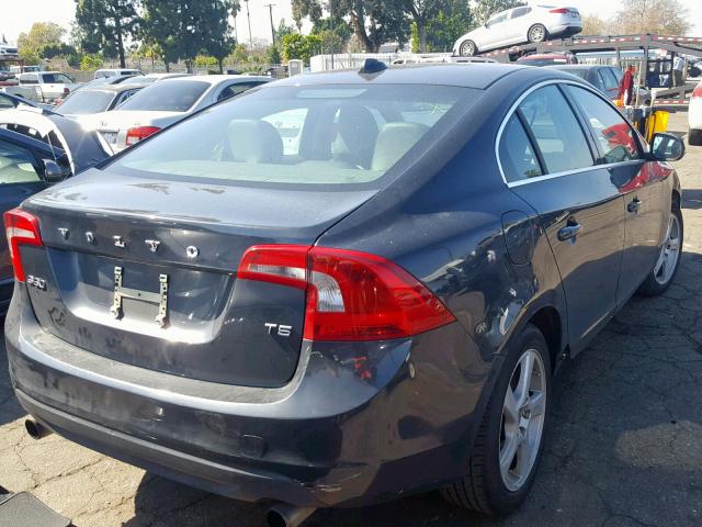 YV1622FS6C2082408 - 2012 VOLVO S60 T5 GRAY photo 4