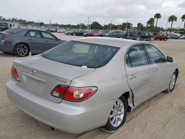 JTHBF30G236016738 - 2003 LEXUS ES 300 BEIGE photo 4