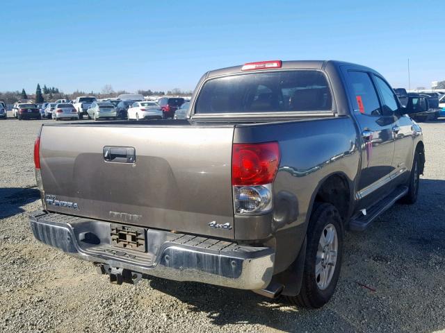 5TBDV58157S461093 - 2007 TOYOTA TUNDRA CRE BROWN photo 4