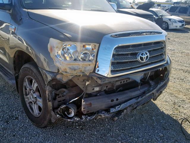 5TBDV58157S461093 - 2007 TOYOTA TUNDRA CRE BROWN photo 9