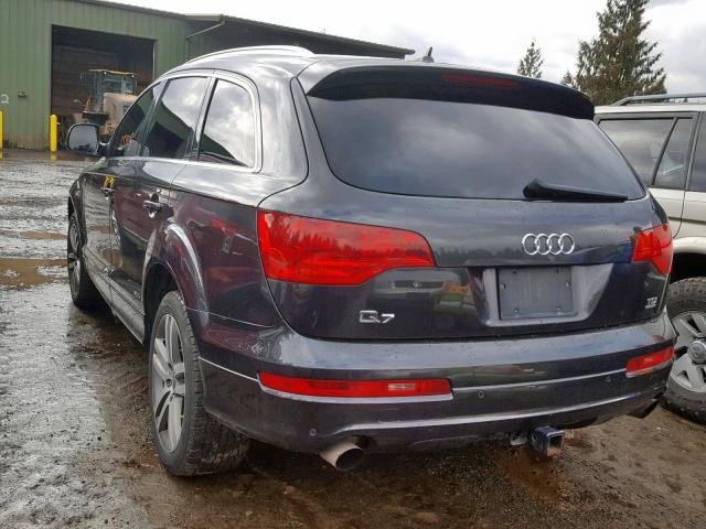 WA1AM74LX9D035487 - 2009 AUDI Q7 TDI GRAY photo 3