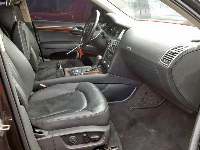 WA1AM74LX9D035487 - 2009 AUDI Q7 TDI GRAY photo 5