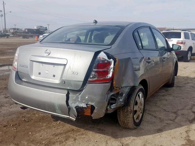 3N1AB61E97L669234 - 2007 NISSAN SENTRA 2.0 GRAY photo 4