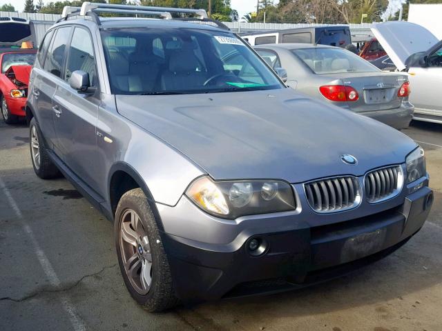 WBXPA93415WD08321 - 2005 BMW X3 3.0I GRAY photo 1