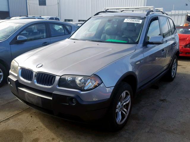 WBXPA93415WD08321 - 2005 BMW X3 3.0I GRAY photo 2